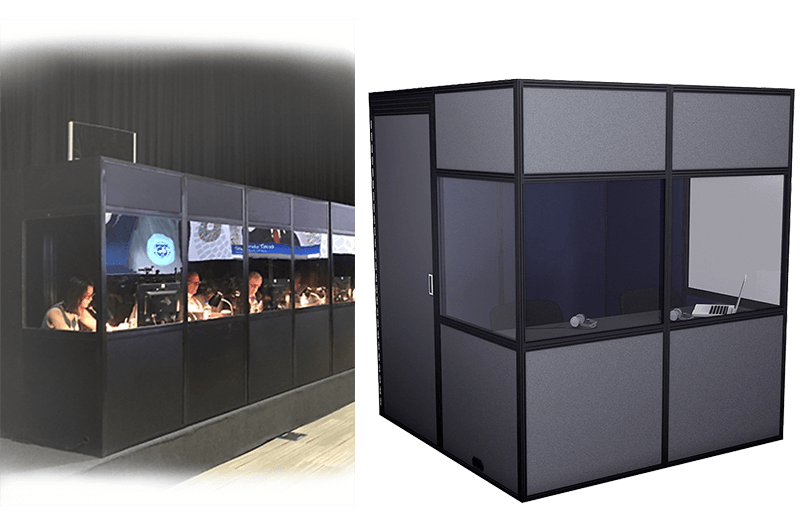 PortaBooth Lite Tabletop Interpreter Booth